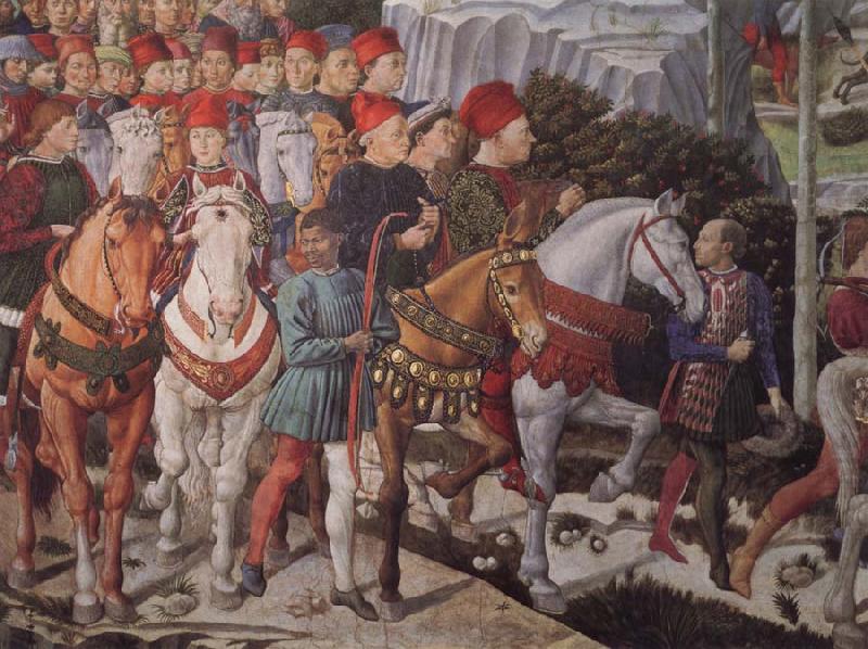 Benozzo Gozzoli The train of the holy three Konige china oil painting image